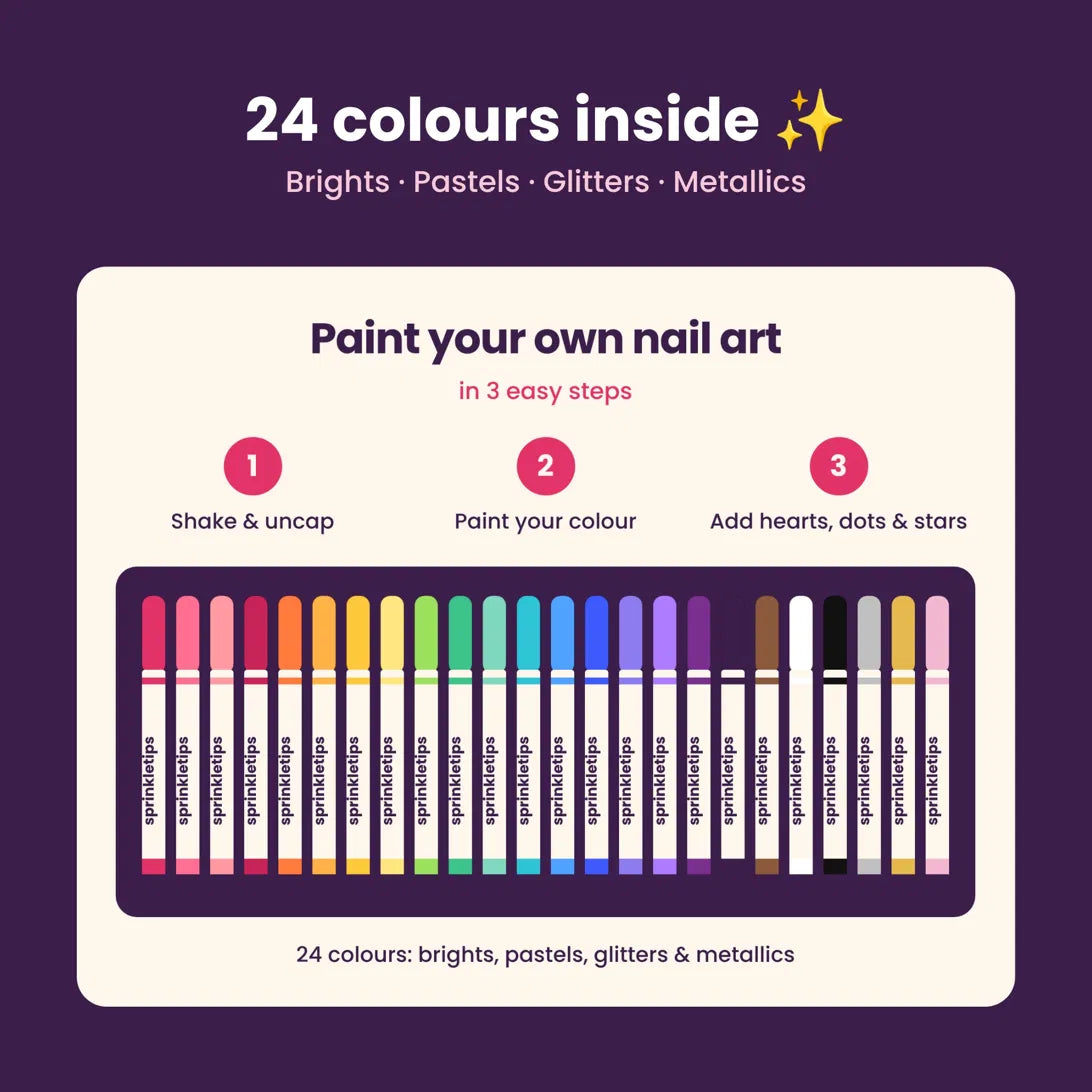 Sprinkletips™ Nail Art Markers